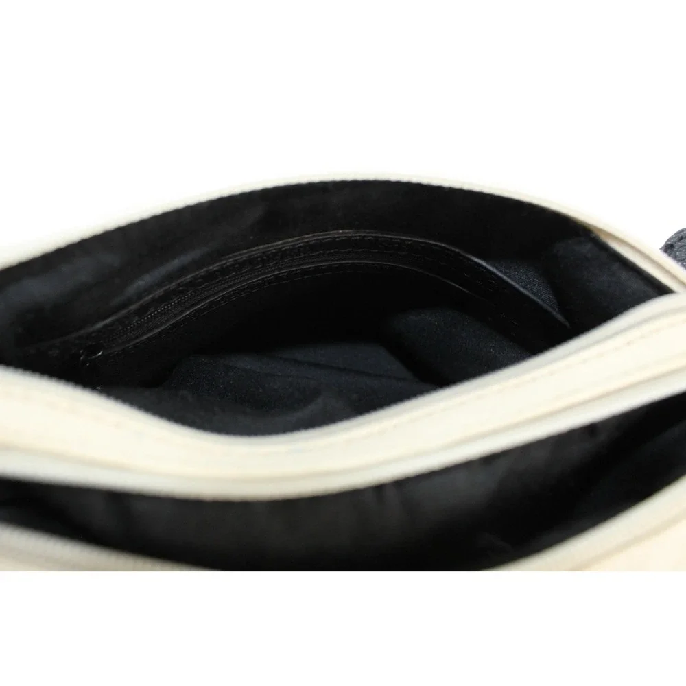 Stone &Co Black, Cream, Tan Purse with Multi Compartments Pockets